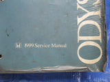 1999 Honda Odyssey OEM service manual repair guide paper book 61S0X00