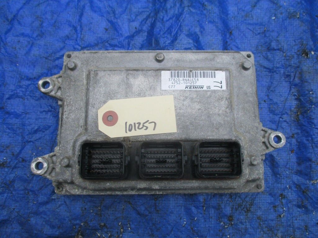 06-08 Honda Civic engine computer ecu automatic transmission 37820-RNA-C58 OEM 2