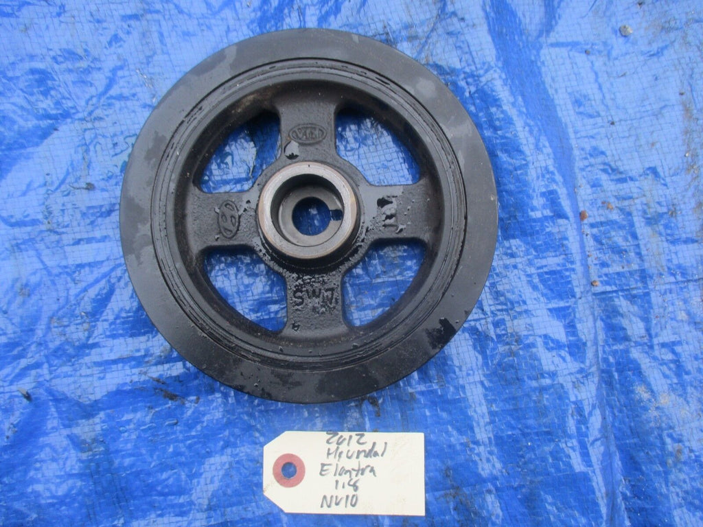 2012 Hyundai Elantra 1.8 NU10 crank pulley OEM engine motor harmonic balancer