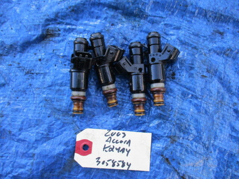 03-06 Honda Accord K24A4 fuel injector set engine motor OEM 16450-RAD-L61 K24