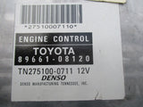 2005 Toyota Sienna 3.3 engine computer 89661-08120 ECU ECM TN275100-0711 PCM