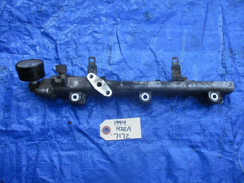 93-01 Honda Prelude fuel rail assembly with gauge H22 H22A4 motor VTEC OEM H22A