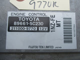 2004 Toyota Echo 1.5 manual engine computer 211000-9770 ECM ECU 89661-5C230