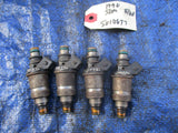 88-91 Honda Civic JDM B16A fuel injectors set assembly B16 OEM engine motor 501