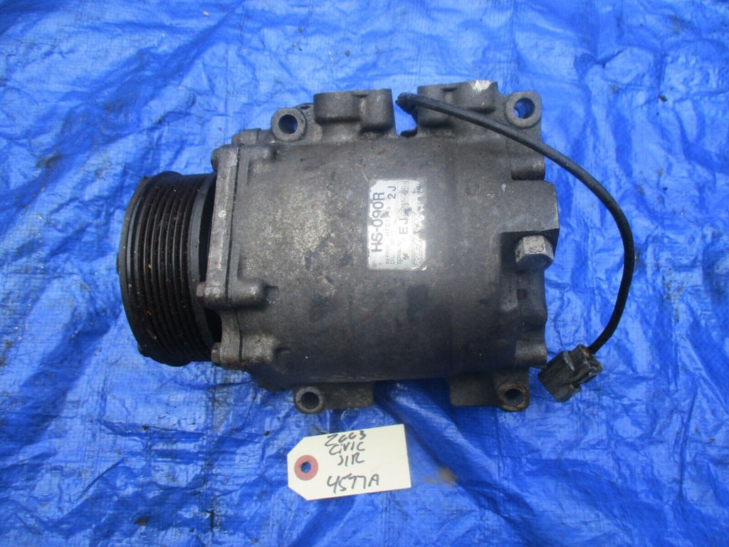 02-06 Honda Civic SIR K20A3 Air conditioner compressor AC HS-090R OEM Keihin 457