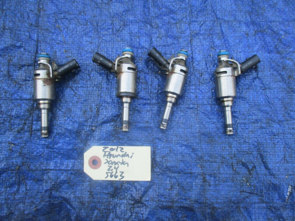 2012 Hyundai Sonata 2.4 fuel injector assembly set OEM 2E520-101503