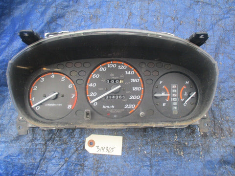 97-01 Honda CRV automatic instrument gauge cluster speedo OEM RARE KMH Canadian