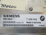 2003 BMW 330i engine computer ecu 7 509 942 Siemens 5WK90008 OEM ECM PCM 3.0