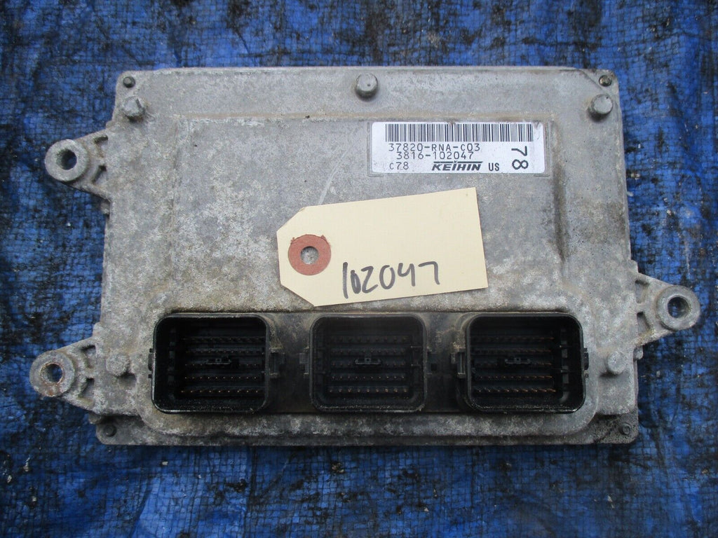 06-08 Honda Civic engine computer ecu manual transmission 37820-RNA-C03 OEM 47