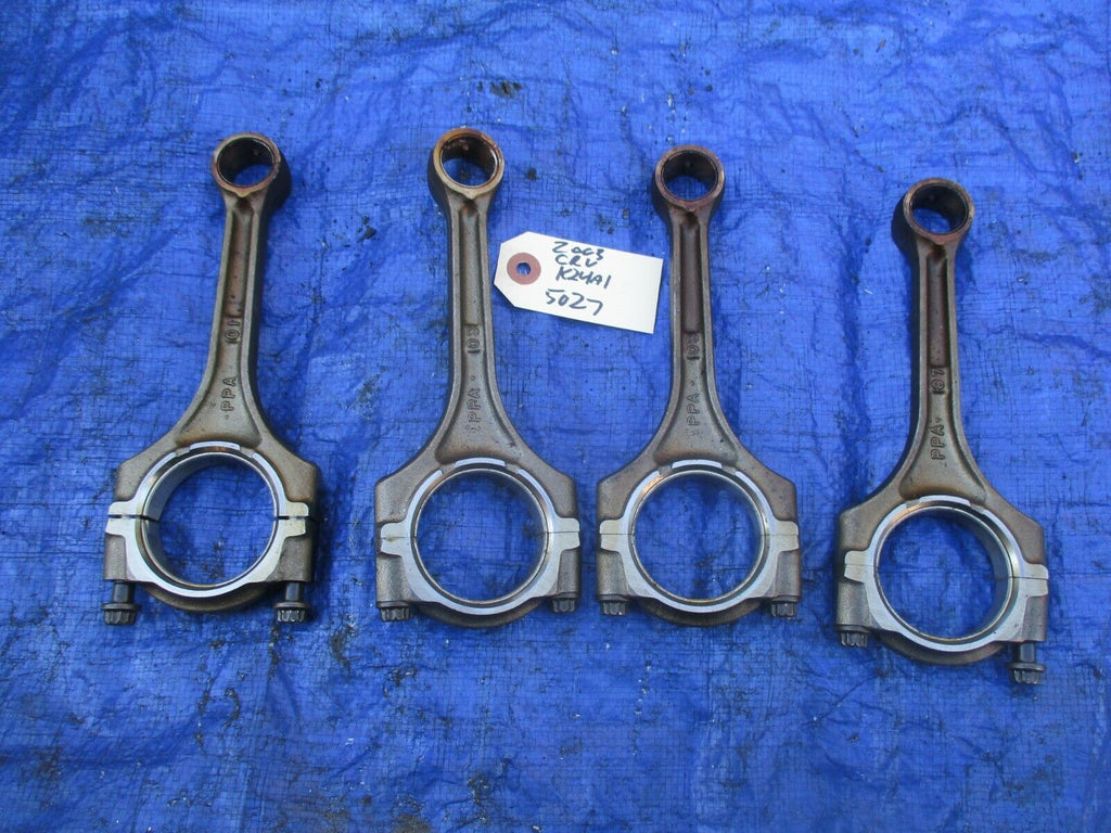 02-06 Honda CRV K24A1 connecting rods set OEM engine motor PPA K24 5027