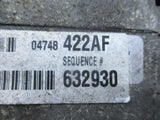 2002 Dodge Caravan engine computer ecu ecm P04748422AF OEM 422AF Chrysler 3.3L 3