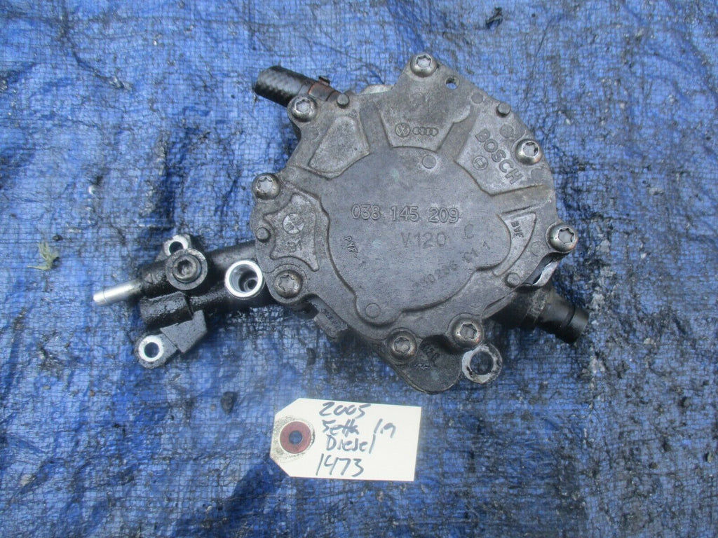 2005 Volkswagen Jetta diesel 1.9 vacuum pump OEM power brake 038 145 209 Bosch 2