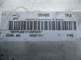 2007 GMC Sierra engine computer ECM ECU OEM 12614085 5.3L Delphi 4.8 12597121