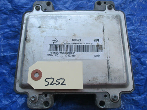 2006 Pontiac G6 engine computer ECM ECU OEM 12605554 Delphi YNAF