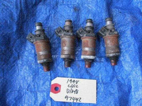 96-00 Honda Civic fuel injector set engine motor D16Y8 D16 VTEC 97442