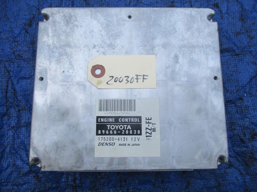 2000 Toyota Celica GT manual transmission engine computer ECU ECM 89666-20030