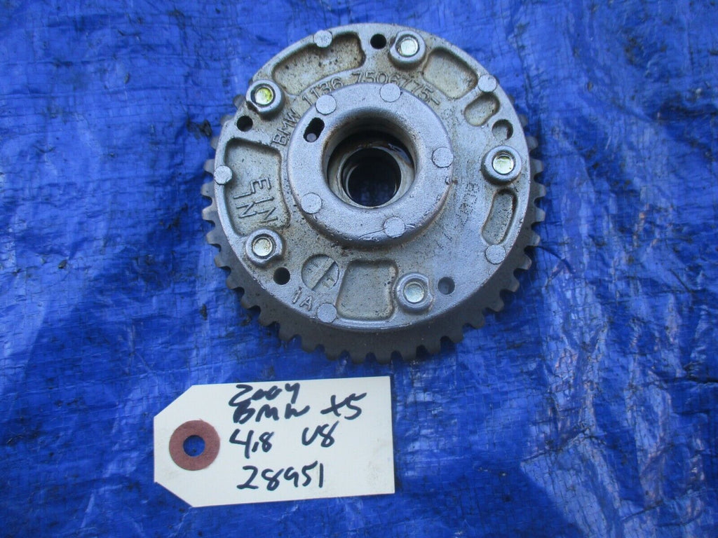 2005 BMW X5 4.8L V8 Intake Camshaft cam gear Timing Adjustment Gear VANOS 28951