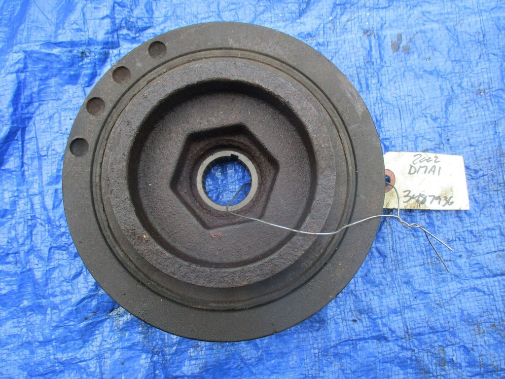 01-05 Honda Civic D17A1 harmonic balancer crank pulley engine motor OEM D17 3487