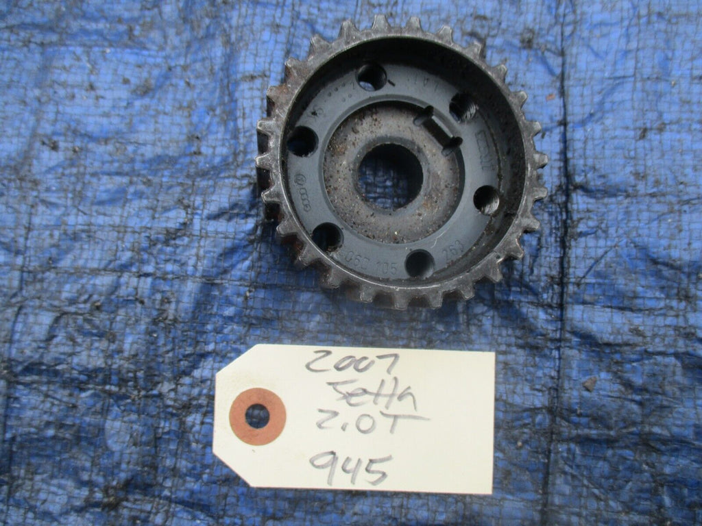 2007 Volkswagen Jetta 2.0 turbo timing belt gear sprocket motor 06D105263 OEM