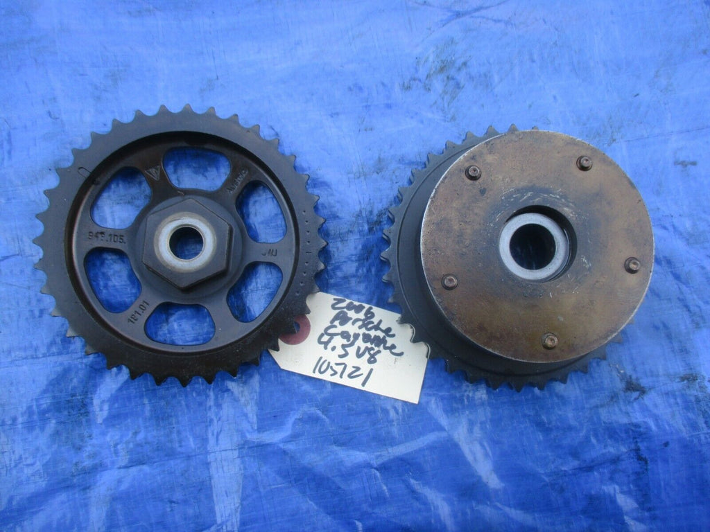 2006 Porsche Cayenne 4.5 V8 right side camshaft cam gear set VTC gear OEM 948105