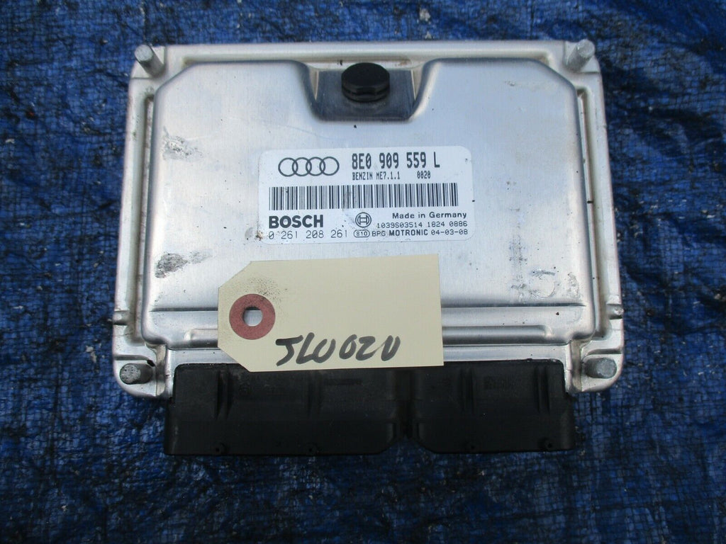 2004 Audi A4 3.0 engine computer OEM 8E0 909 559 L Bosch 0 261 208 261 ECU ECM