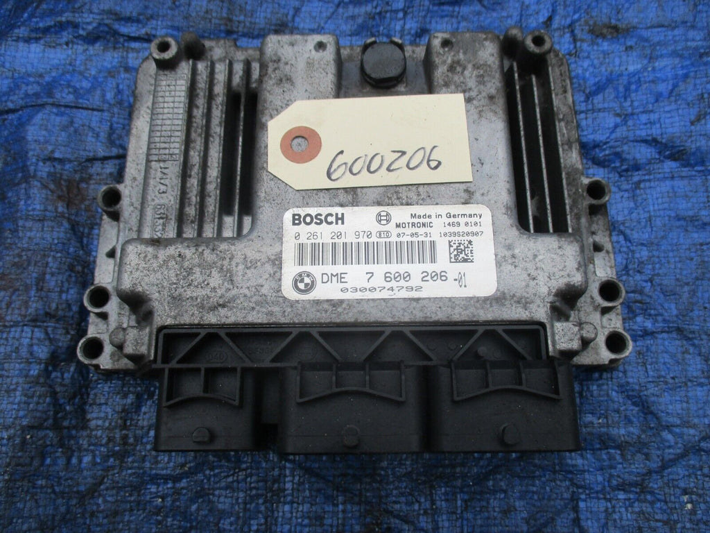 2007 Mini Cooper 1.6 engine computer ECM 0261201970 ECU 7 600 206 OEM Bosch