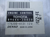 2000 Toyota Celica GT manual transmission engine computer ECU ECM 89666-20030