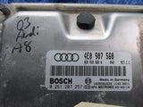 2003 Audi A8 engine computer ECM ECU OEM 4E0 907 560 Bosch 0 261 207 257 OEM
