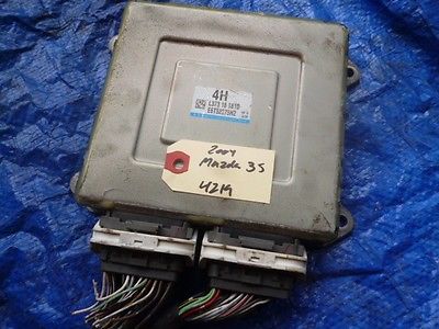 2004 Mazda 3s engine computer ecu L373 18 881D transmission E6T52275H2 4H